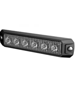 LED strobe lamp 7W amber R10 R65