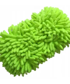 Microfiber car washing sponge green KMR2