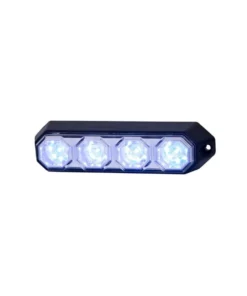 Strobo lamp 4 LED 12 / 24V blue